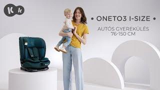 Kinderkraft ONETO3 i-Size 76-150 cm autósülés | ISOFIX