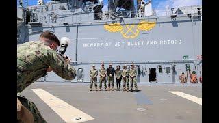 A Day in the life of a Navy Judge Advocate touring the USS Tripoli LHA 7