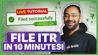 How to file ITR AY2023? ITR filling TUTORIAL for SALARIED EMPLOYEES | Income Tax Return | ITR 1