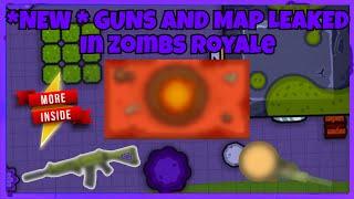 *NEW* GUNS and MAP LEAKED in ZOMBS ROYALE