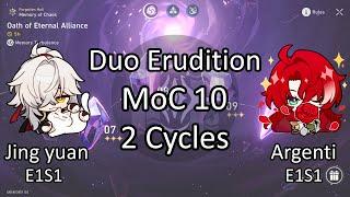 Duo Erudition E1S1 Jing yuan & Argenti  MoC10 1.5 2 Cycles