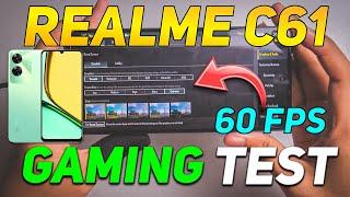 REALME C61 BGMI TEST| REALME C61 PUBG TEST | UNISOC T612 PROCESSOR 