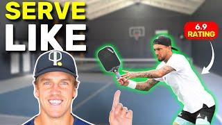 How to Serve Like Tyson Mcguffin | Pickleballs Most Electrifying Serve