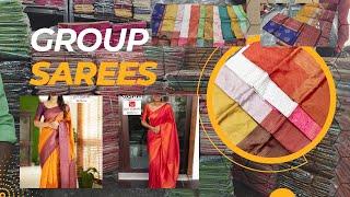 Group Sarees, Function Wear Uniform Sarees, Pattu Silk Uniform Sarees-Call 8056774901-Fancy Sarees