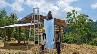 Ly Tieu Nhi and her sister were very grateful to the kind uncle who built the house.