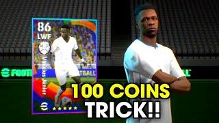 Trick To Get 102 Rated Vinicius Junior From League Selection Spanish Mar'25 In eFootball 2025 Mobile