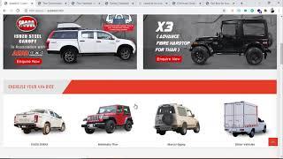 Website Design for Car Modification Business | Azad4x4 | Digioptimise.
