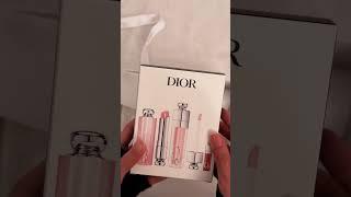 Unboxing my new Dior Addict Natural Glow Set #dior #lipstick #love #unboxing #gift #anniversary