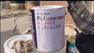Pu pilot deco paint Spray gun chairs full video process Chandigarh Best painter￼ gaffar tech ￼
