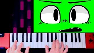 Sugar Crush - Green screen eyes (live KARAOKE, easy piano tutorial Sheets)