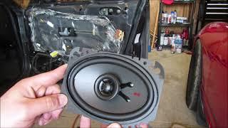 R32 Nissan Skyline Sedan front door speaker installation