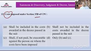 Class 33- Important MCQs on CPC