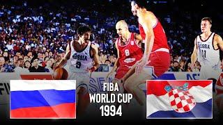 Russia  vs Croatia  | SEMI-FINAL | Classic Full Games - FIBA Basketball World Cup 1994