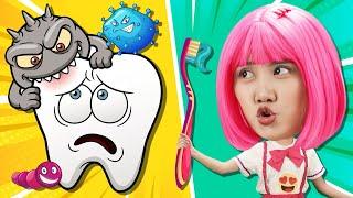 Baby Brush Your Teeth🪥 Toothbrush Song + More Nursery Rhymes by Dominoka Kids Song