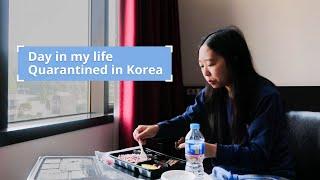 Day in my Life Quarantined in Korea | government facility rules, room tour, meals