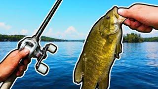 Bass FISHING against a PRO! (Lake Winnipesaukee)