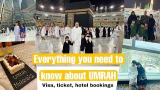 Everything you need to know about Umrah | Visa, Ticket, Transport and Hotel Booking.