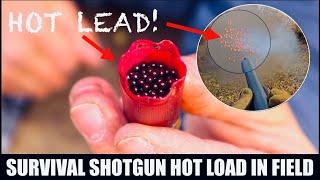 How to Reload a Shotgun Shell in the Field for Survival! - AKA - Hot Load!