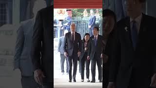 Biden and G7 Leaders Visit Miyajima Shrine #shorts | VOA News