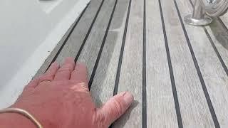 Modern teak deck failures. The importance of maintaining.