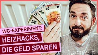 Geld sparen: 5 DIY-Tipps, mit denen ihr sofort Heizkosten spart