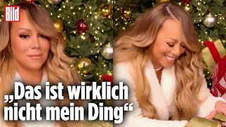 Christmas-Queen Mariah Carey kann keine Geschenke einpacken