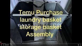 TEMU Purchase Laundry Basket - storage - assembly - review