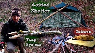 Wilderness Wonders: Tarp Shelter, Trap Tactics, and Fireside Feast!