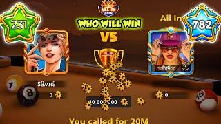 Level 231 Vs Level 782  Table All in 8 Ball Pool - Ali's R2B ALL-IN-ONE Only - Ep#6 - GWMAT