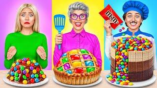 Кулинарный Челлендж: Я против Бабушки | Смешные Челленджи с Едой от Jelly DO Challenge