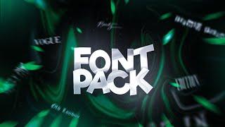 20+ Popular Fonts Pack ️ ▪︎  Font Pack for Ae inspired Edits ▪︎ @Ash_Creations_x