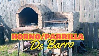 HORNO DE BARRO / PARRILLA PASO A PASO. SIN GASTAR DINERO!