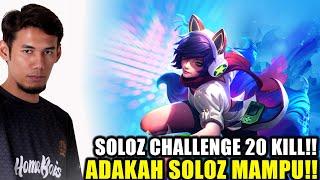 SOLOZ CHALLENGE 20 KILL!! ADAKAH SOLOZ MAMPU!!