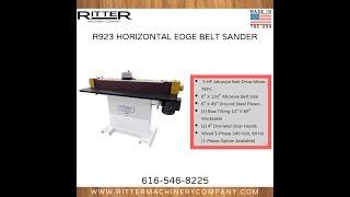 Ritter Machinery | R923 Horizontal Edge Belt Sander