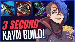 3 SECONDS YOU DIE! ONE SHOT ONE KILL BLUE KAYN BUILD! - League of Legends