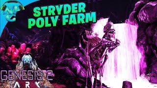 ARK Genesis 2 - Off World Tek Stryder Poly Farming and the Start of SPACE BASE! E5