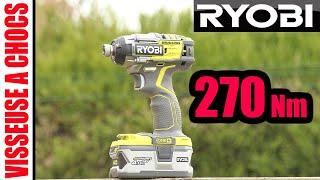 visseuse à chocs RYOBI 270 Nm brushless (+ versus MAKITA 175 Nm) one+ cordless impact driver