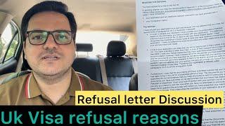 Uk visa refusal reasons | Uk visit visa from Pakistan | Mistake in Uk visa