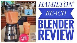 REVIEW Hamilton Beach 58148A Blender for Smoothies & Shakes Glass Jar