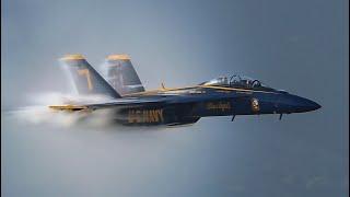 UNMISSABLE DISPLAY AS THE BLUE ANGELS SOAR OVER THE SKIES OF SAN FRANCISCO - 4K