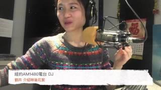 AM1480 紐約華語廣播 DJ劉卉介紹咪後工作