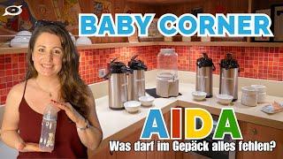 AIDA Baby Corner auf den Familienschiffen: Babynahrung und mehr