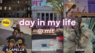 MIT freshman: a day in the life  (classes? a capella? pistol? solar cell?) + life updates!