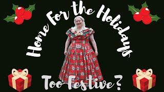 A Super Festive Plus Size 1860's Christmas Ballgown