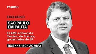 Macro em Pauta: Exame entrevista Tarcísio de Freitas, governador de SP