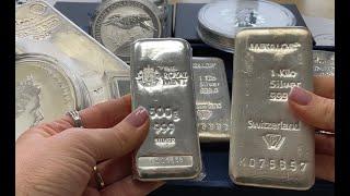 Join Us as We Explore Heavy Silver Bullion Bars & Coins