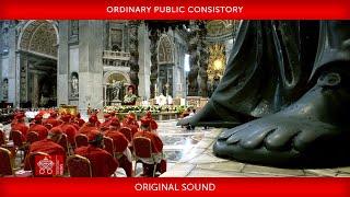 27 August 2022, Ordinary Public Consistory | Pope Francis