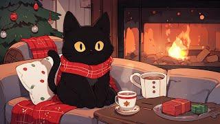 Chill christmas lofi  Lofi cat | just want to help you relax [Chillhop Radio Beat]