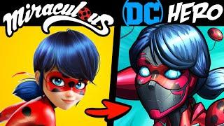 What if MIRACULOUS LADYBUG Characters Were DC Heroes & Villains (Stories & Speedpaint)