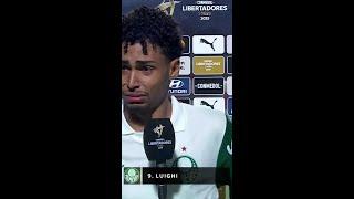 LUIGHI SOFRE RACISMO E CHORA MUITO! PALMEIRAS NA LIBERTADORES SUB-20  | #SHORTS | ge.globo